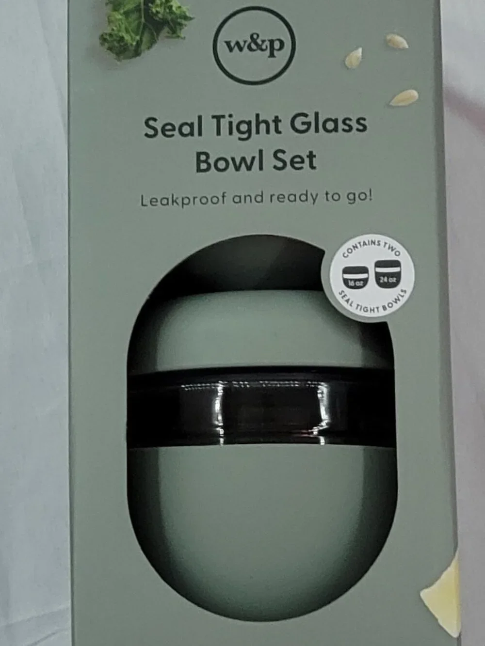 Food Storage Seal Tight Glass Bowl Set
